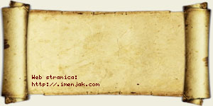 Tamara Pandžić vizit kartica